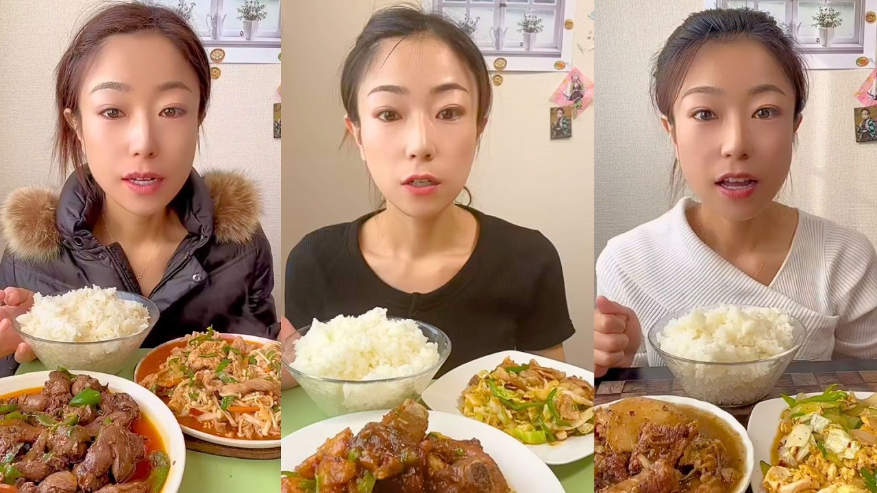 Chinese Home-Cooked Food Mukbang | Realistic Eating Sounds No Talking #452