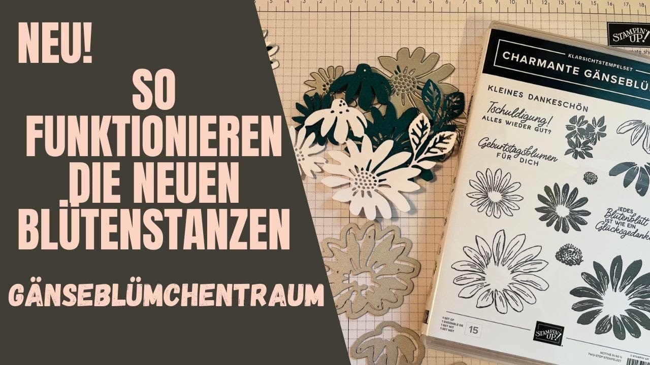 NEU! So funktionieren die Blütenstanzen vom Gänseblümchentraum ~ Cherful Daisies~Stampin'UP! 2023/24