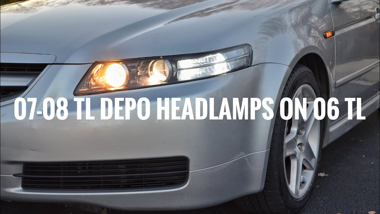 07-08 TL Depo Headlamps For My 06 TL (switchback turn signal )