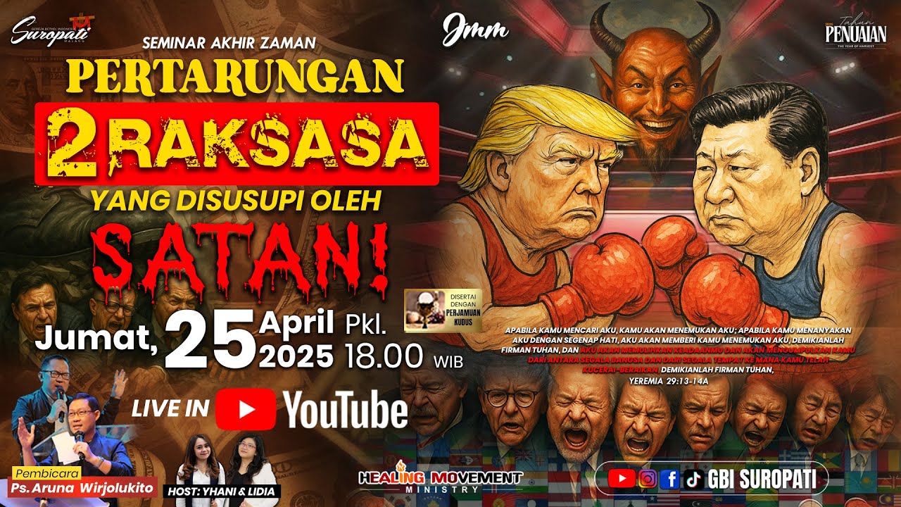 SEMINAR AKHIR ZAMAN WITH Ps. Aruna W. 