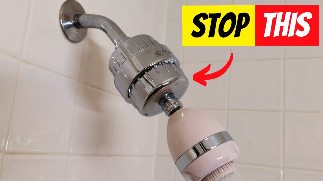 Лучший фильтр для душа с жёсткой водой для арендаторов? Вот решение.