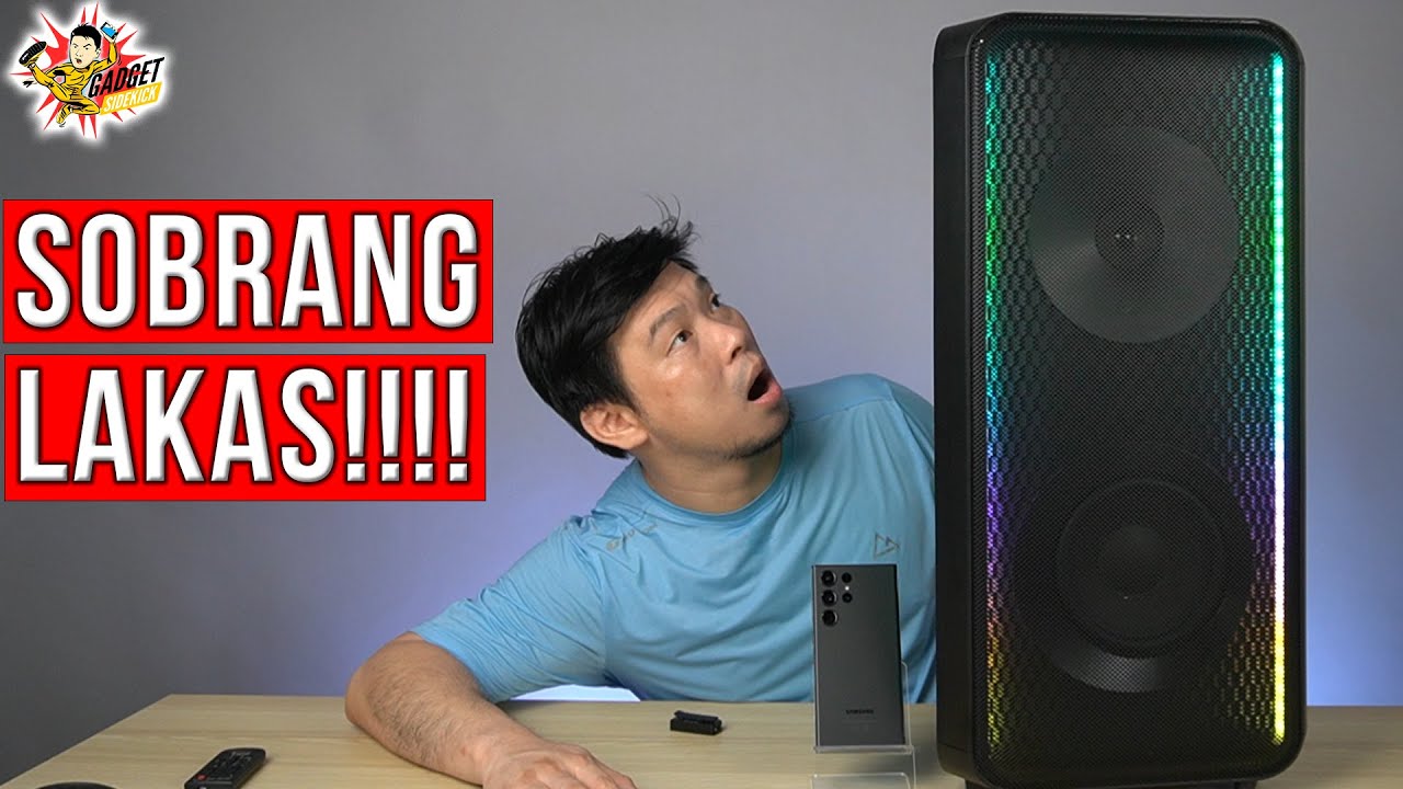 Samsung Sound Tower MX-ST50B ft Samsung Galaxy S23 Ultra - Ang Lakas at 240 Watts! | Gadget Sidekick