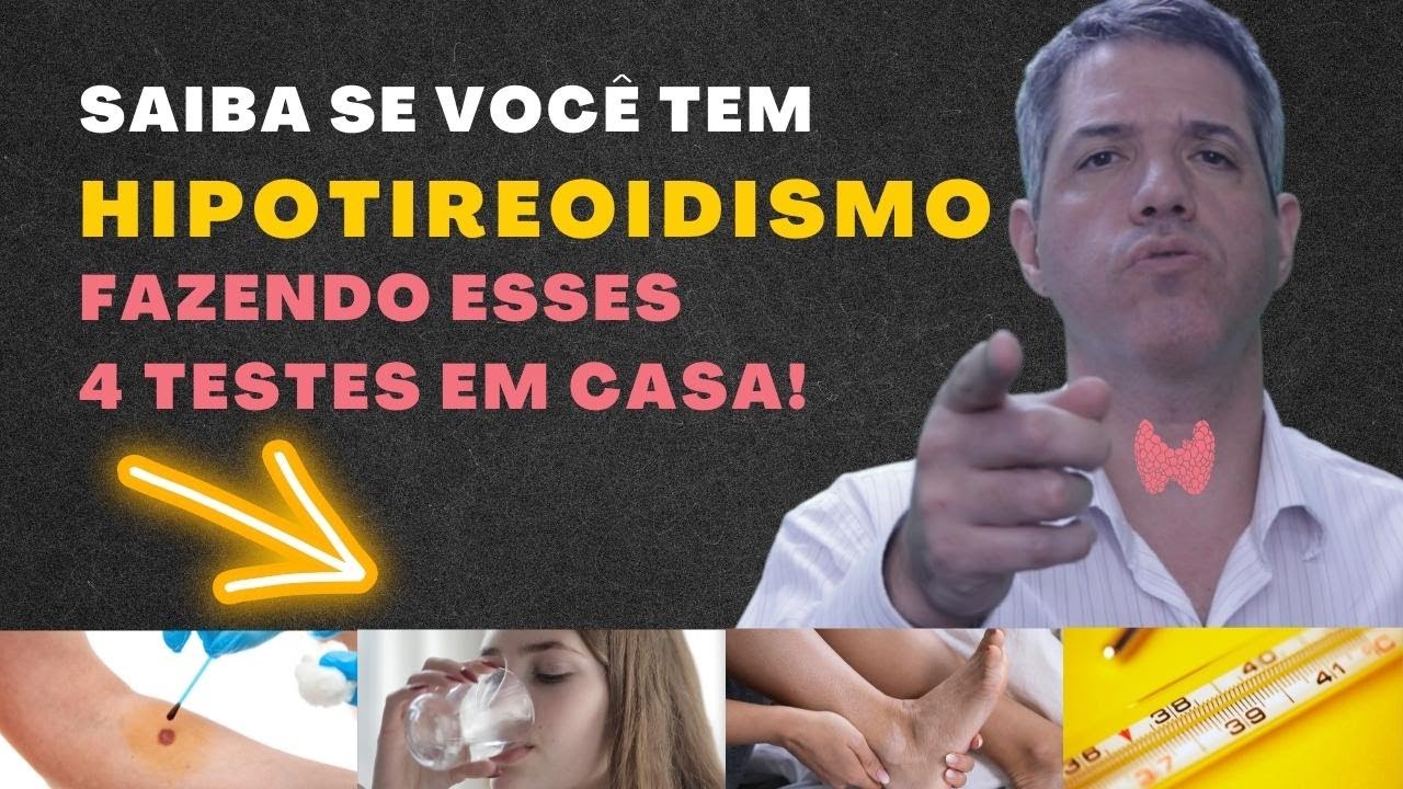HIPOTIREOIDISMO e NÓDULOS NA TIREOIDE - TESTE EM CASA!