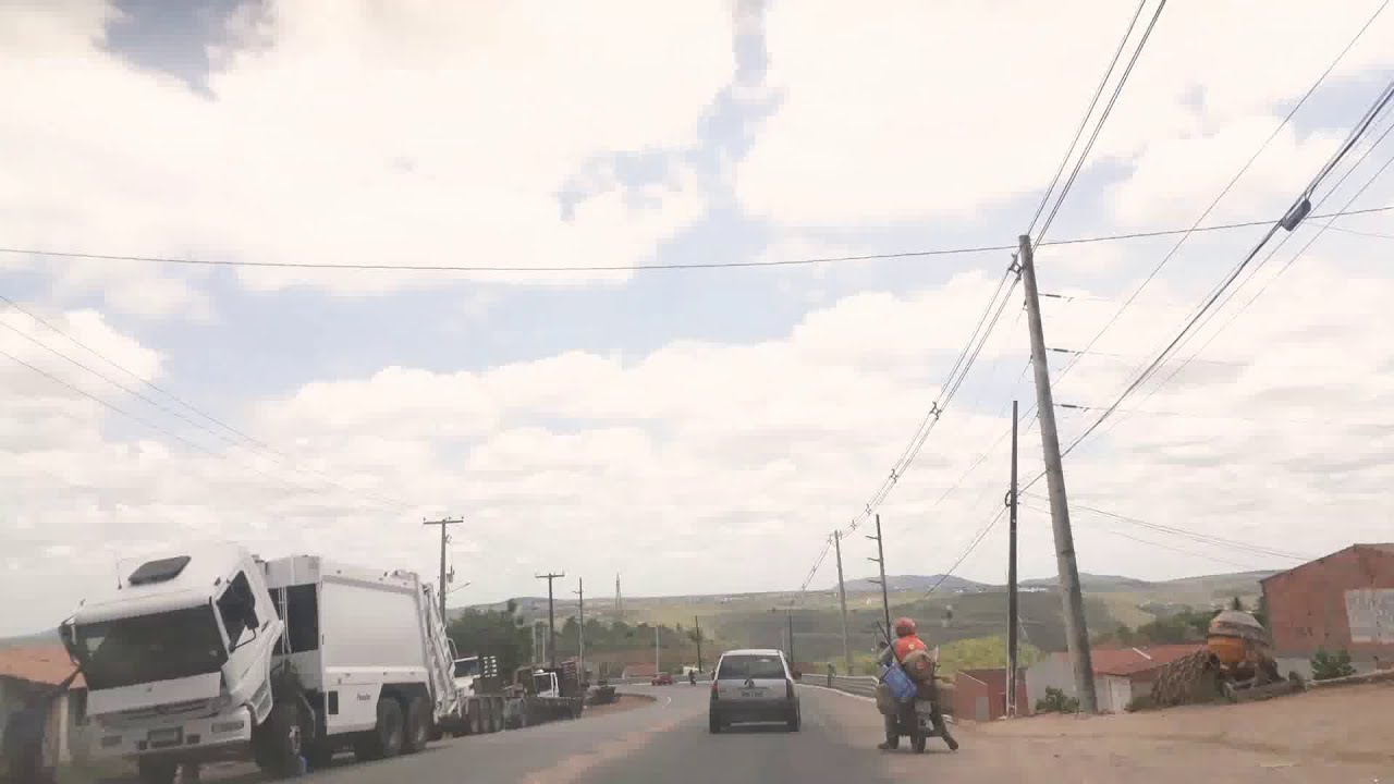 Descendo a serra de xingó destino a Alagoas