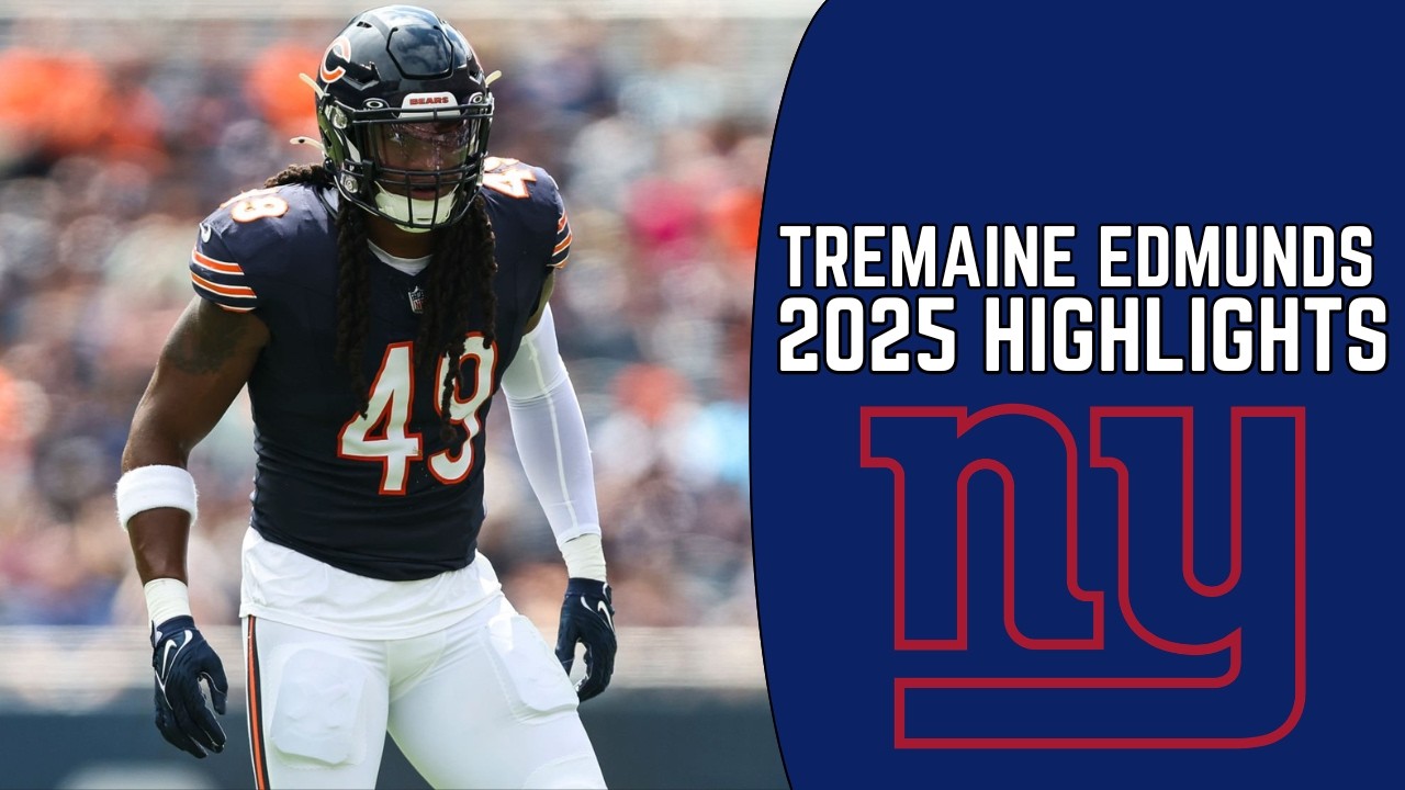 Tremaine Edmunds Highlights 🔥 | Welcome to the Giants
