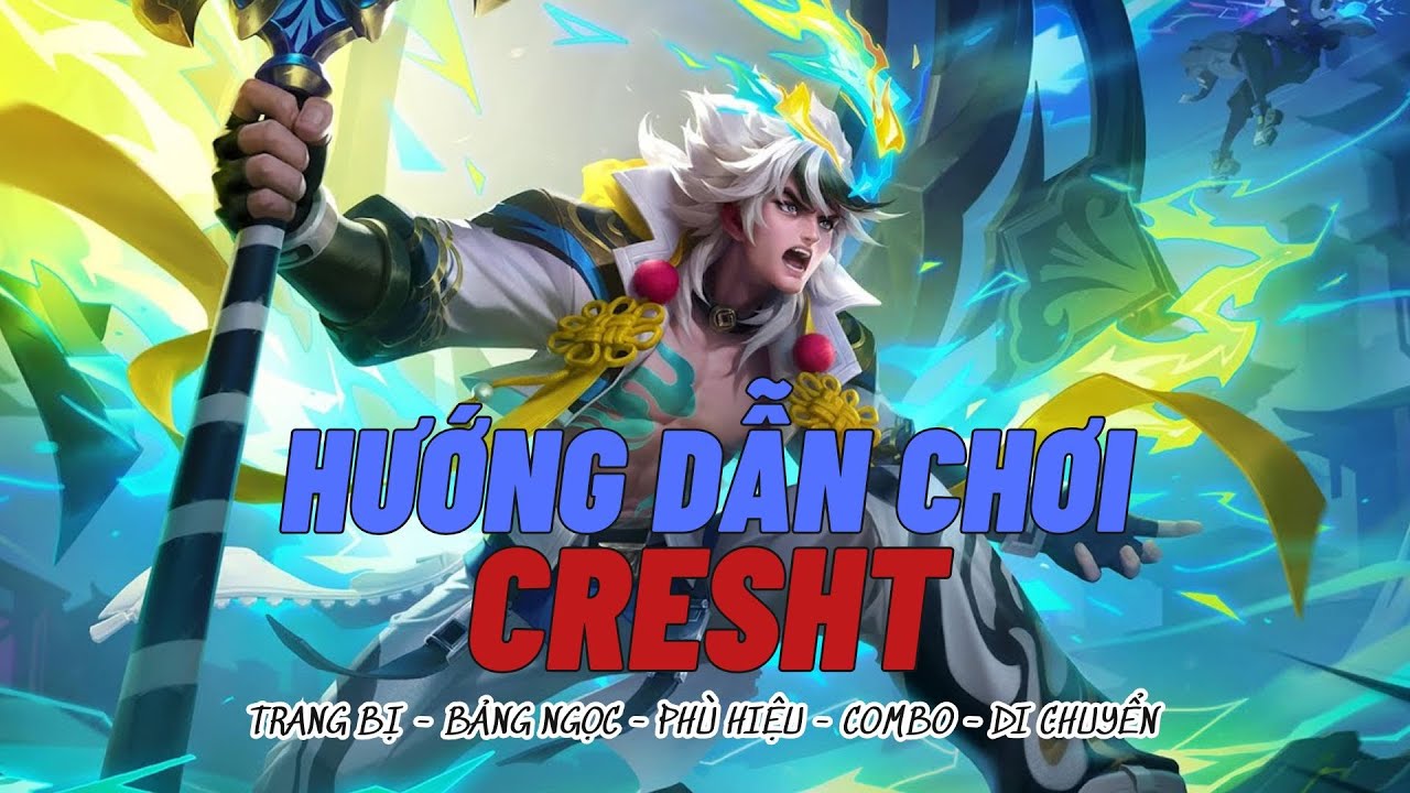 CÁCH CHƠI CRESHT - TRANG BỊ - BẢNG NGỌC - PHÙ HỆU - COMBO #tansp   #trothulienquan   #liênquânmobile
