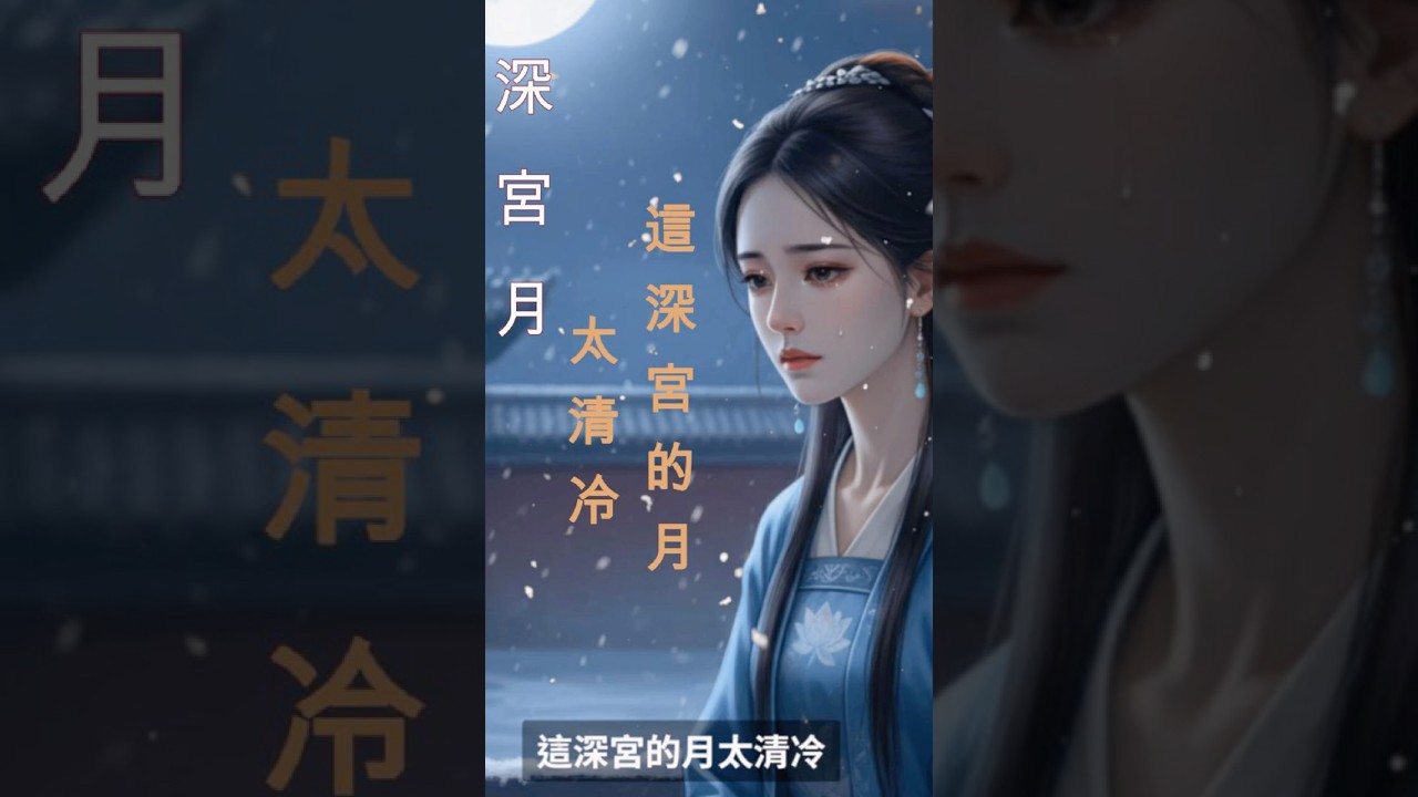 催淚古風《深宮月》｜一曲深宮怨，道盡年華虛擲...「君王恩寵，薄如蟬翼」 (Gufeng / 悲傷古風)