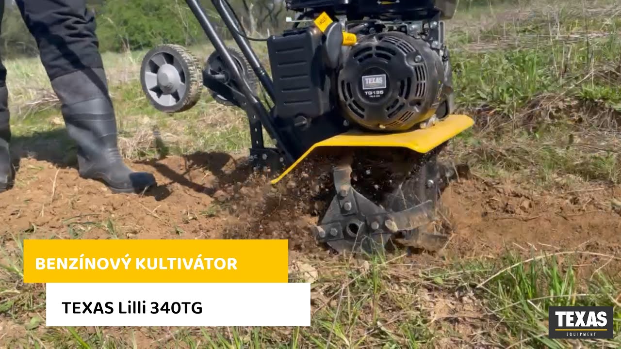 Benzínový kultivátor TEXAS Lilli 340TG