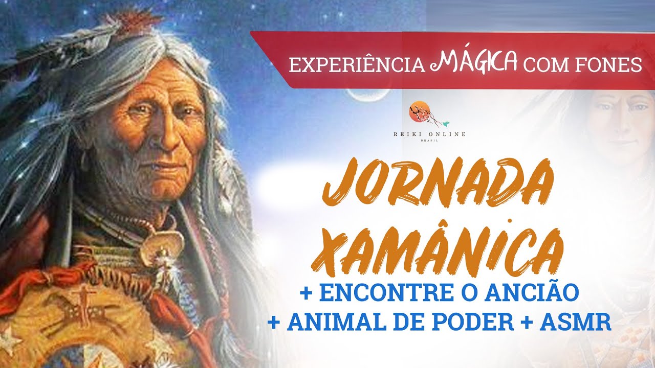 ÁUDIO JORNADA XAMÂNICA COM ENCONTRO DO ANCIÃO + ANIMAL DE PODER. Ouça com seus fones de ouvido.