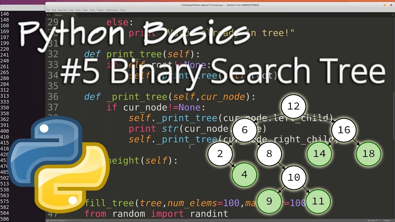 Python Data Structures #5: Binary Search Tree (BST)