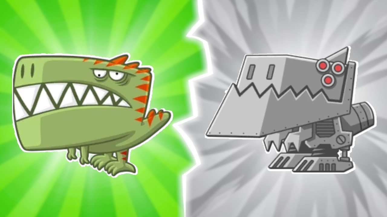 T-Rex vs. Mecha-Rex - Crazy Dino Park