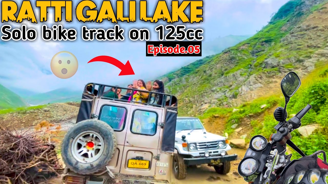 Dewarian to Ratti Gali Lake | solo bike track on 125cc | Neelum, Kashmir, Pakistan 🇵🇰 | Episode.05