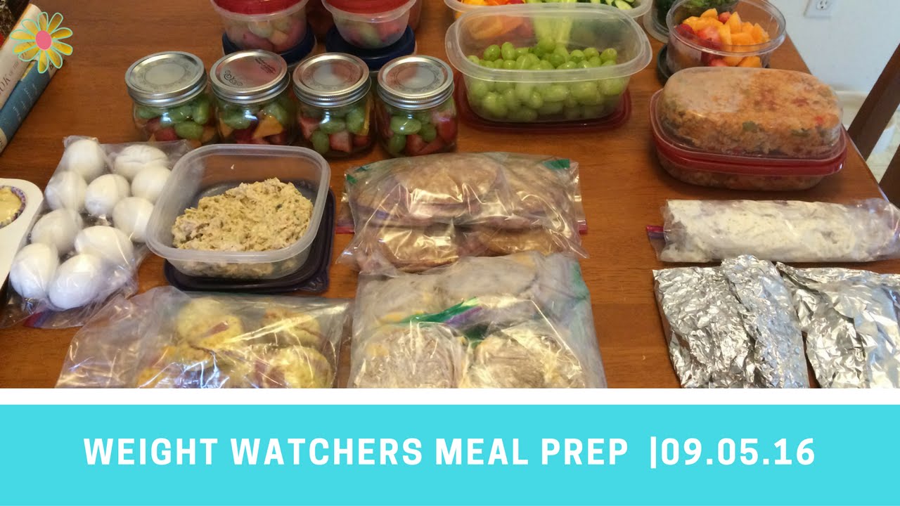 Weight Watchers Meal Prep - Back to School Edition - 09.05.16