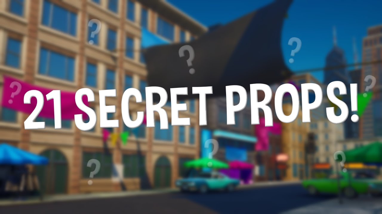 21 SECRET PROPS in Fortnite Creative!