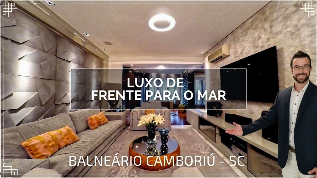 Apartamento frente mar e mobiliado no Edifício Barramares - Balneário Camboriú SC