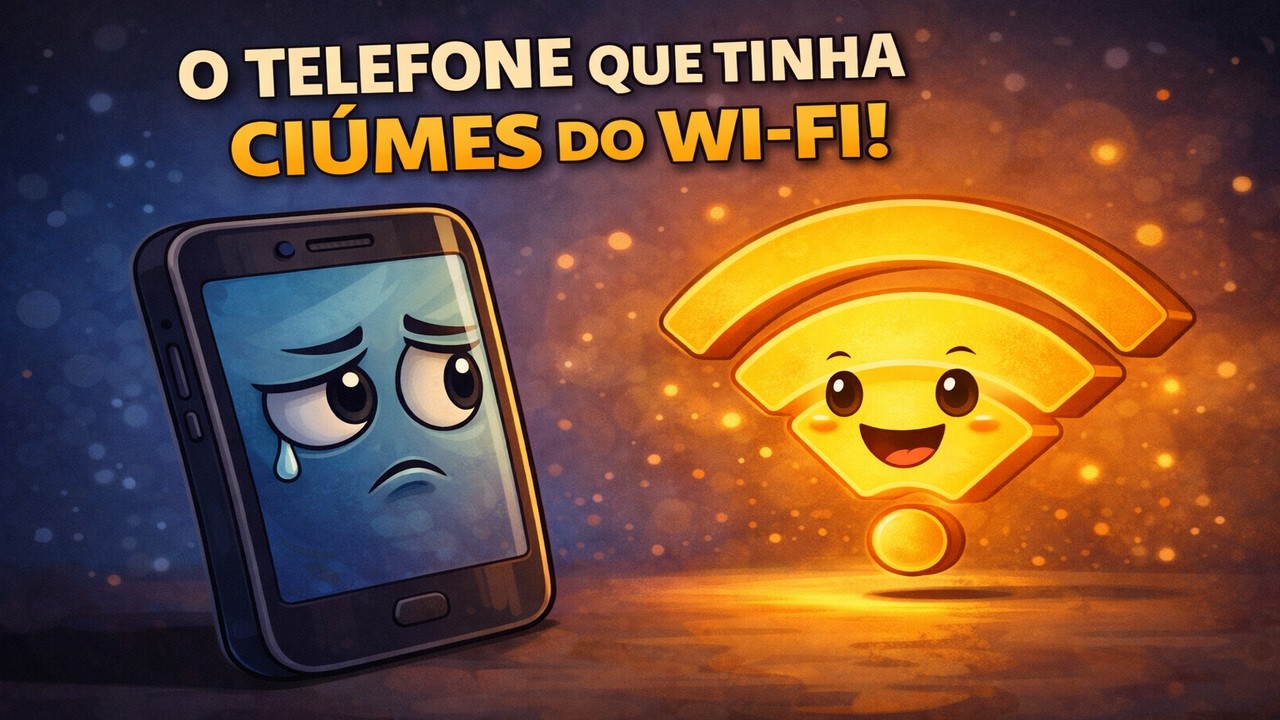 O Telefone Que Tinha Ciúmes do Wi Fi | Música da Treta