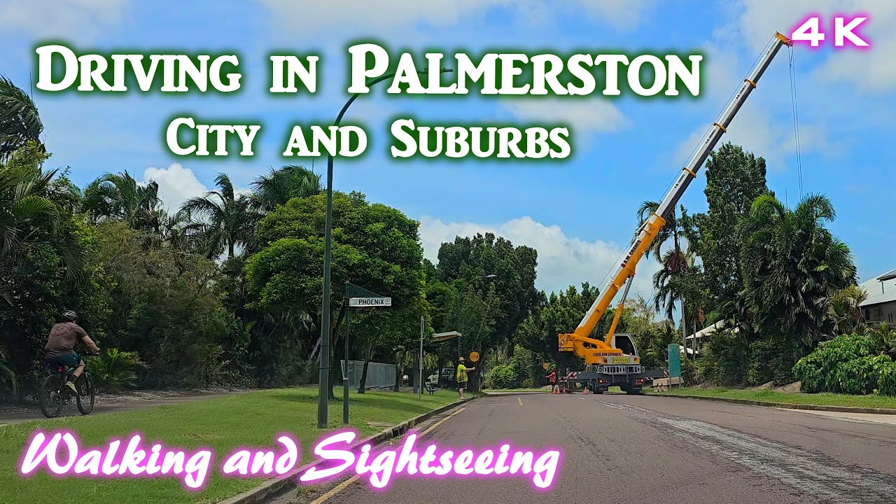 DARWIN CITY OF PALMERSTON DRIVING TOUR 2024 NT AUSTRALIA SUBURB DURACK FAIRWAY WATERS MARLOW LAGOON