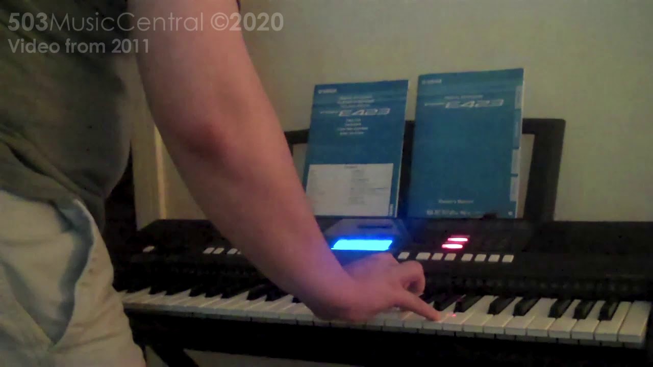Yamaha PSR-E423 Demonstration 1