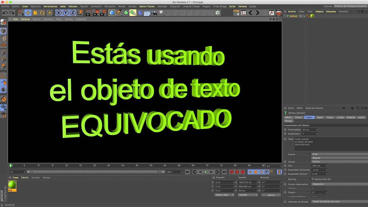 Tutorial Cinema 4D - Spline Text vs. Mograph Text