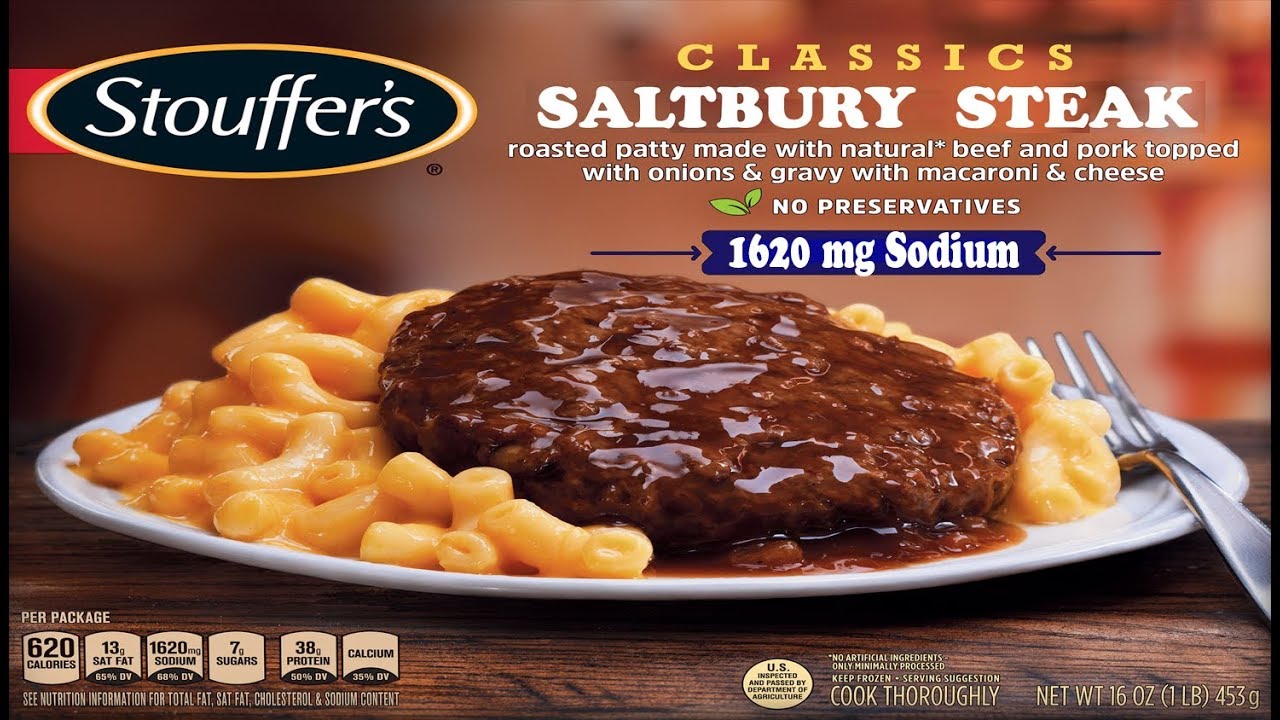 Frozen Salisbury Steak TV Dinner - WHAT ARE WE EATING? - The Wolfe Pit