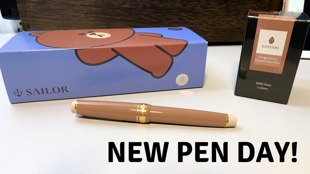 Sailor Line Friends Pen (Brown) - New Pen Day! @Penboutique