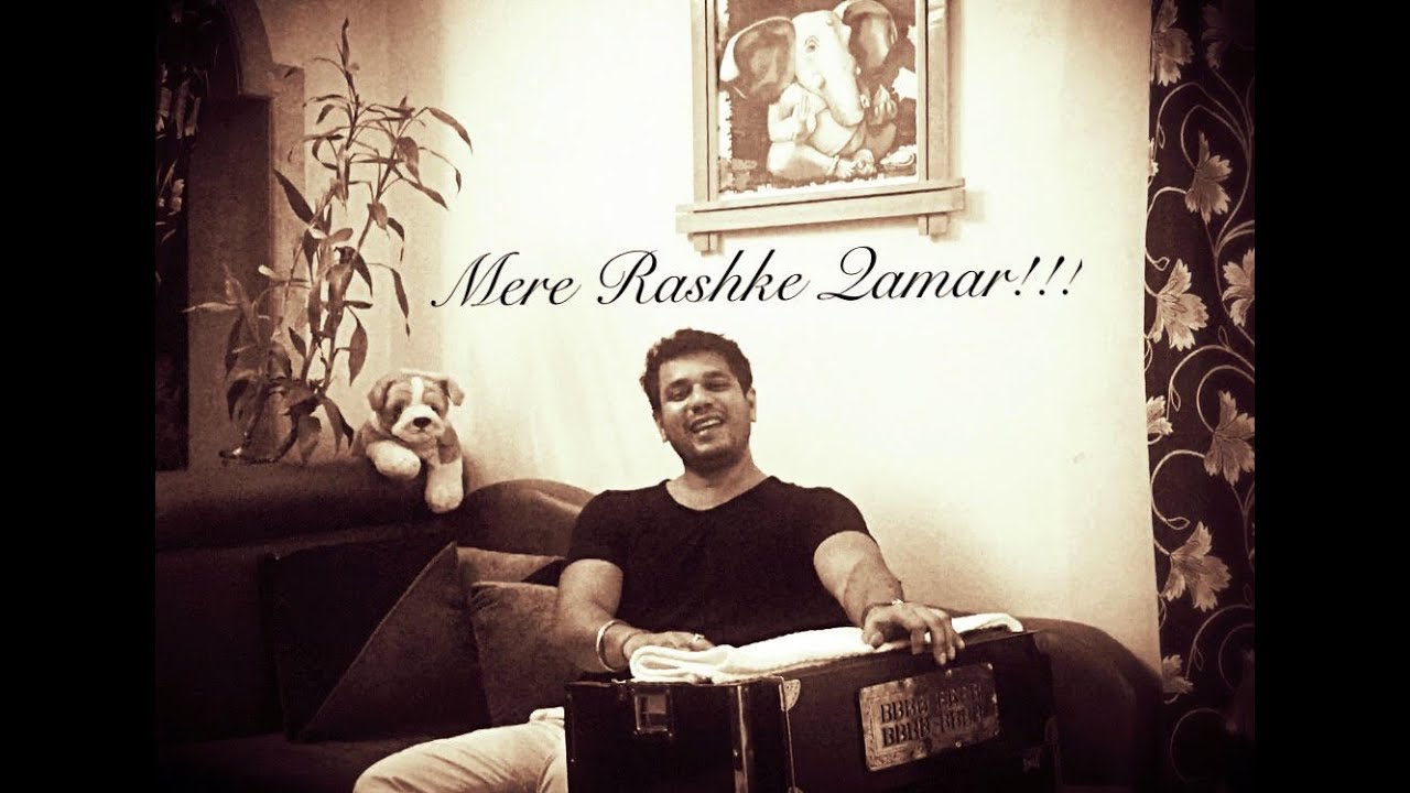 MERE RASHKE QAMAR HARMONIUM COVER || MANISH SHARMA ||  NUSRAT FATEH ALI KHAN
