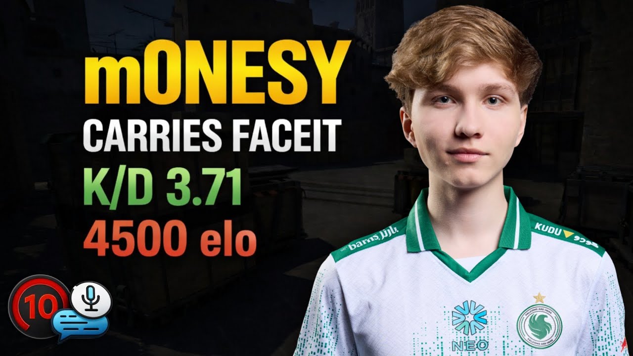 m0NESY PLAYS FACEIT LVL 10 Mirage (26-7) M0NESY Highlights! CS2