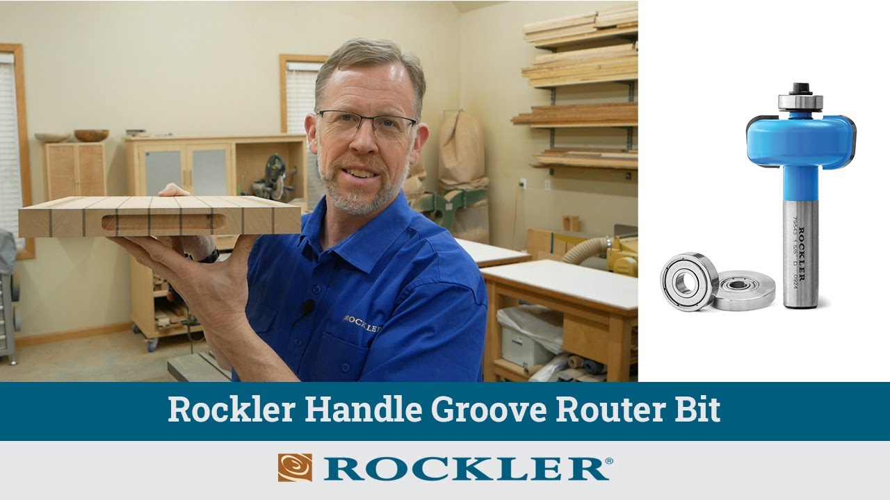Rockler Handle Groove Router Bit &ndash; Create Perfect Recessed Handles!