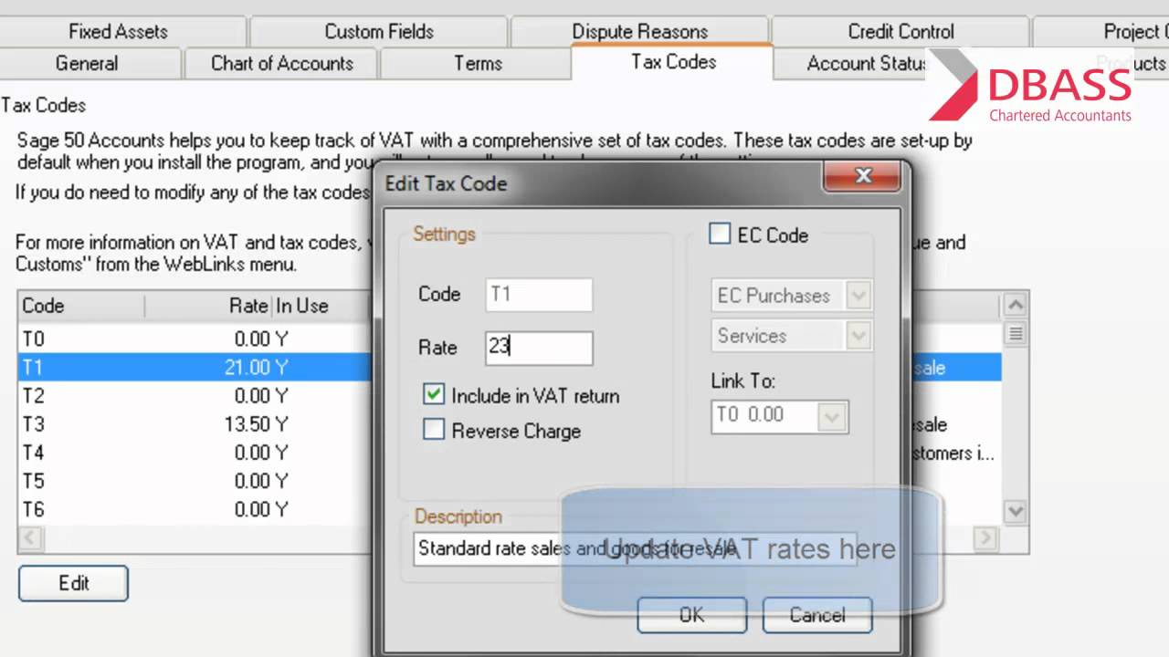 How to Change VAT Rate Sage.mp4