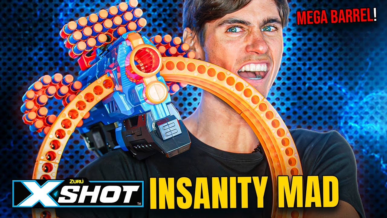 MEGA MAD BARREL INSANITY - X-Shot OSZALAŁ Z TYM MAGAZYNKIEM!