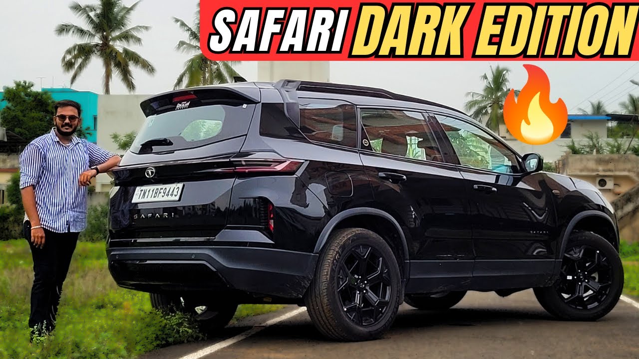FINALLY🔥 2024 TATA SAFARI DARK EDITION💯🔥 Safari Dark Edition 2024 Review🔥Safari Dark