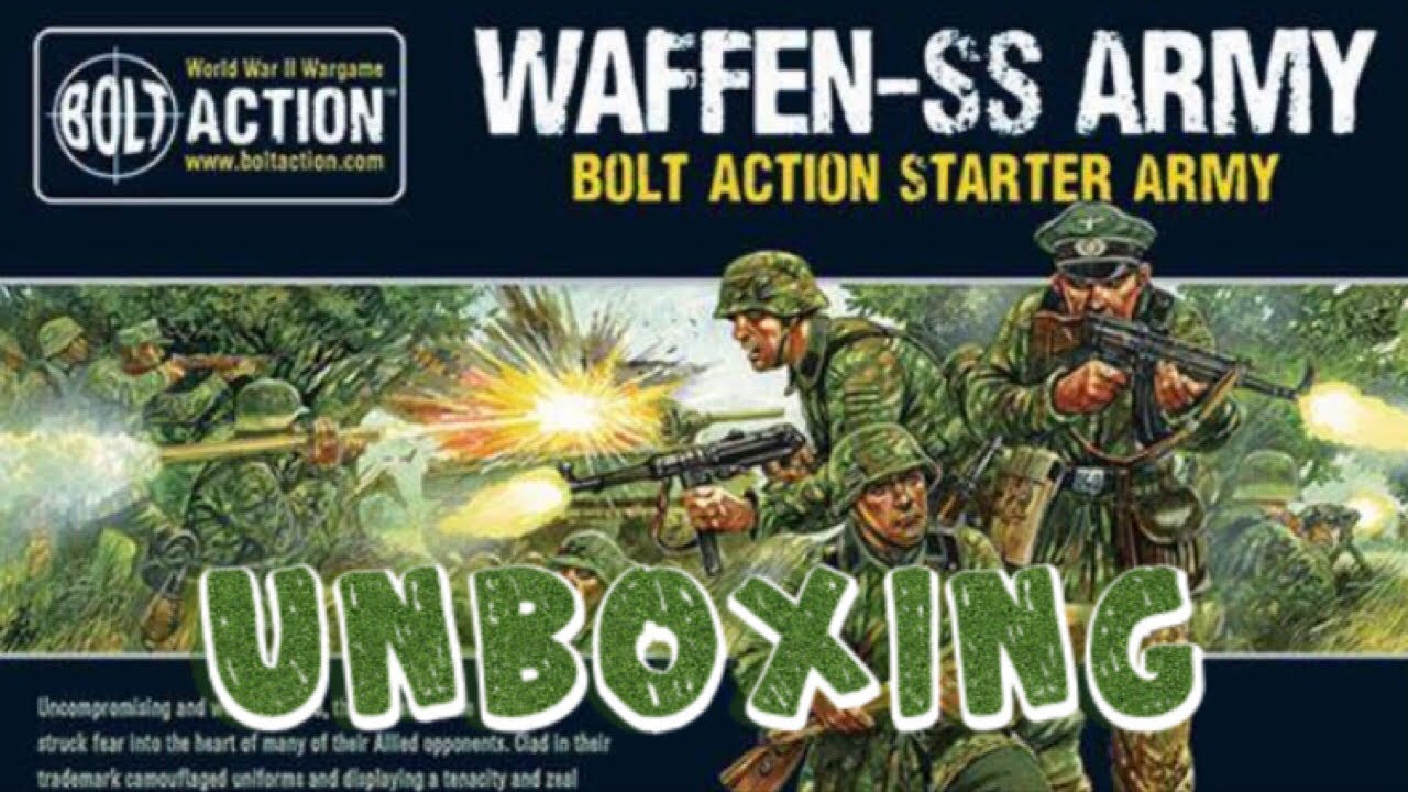 Waffen-SS Starter Army - Bolt Action Unboxing