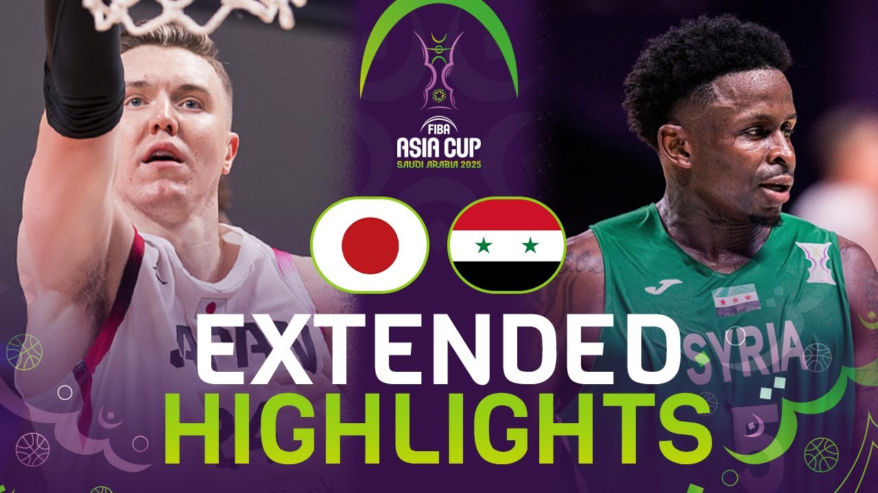 Japan 🇯🇵 vs Syria 🇸🇾 | Extended Highlights | FIBA Asia Cup 2025