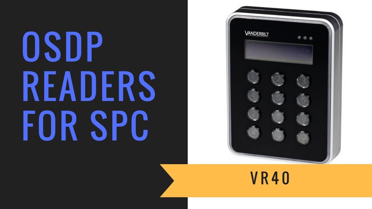 Vanderbilt SPC - OSDP converter for VR40 and VR10