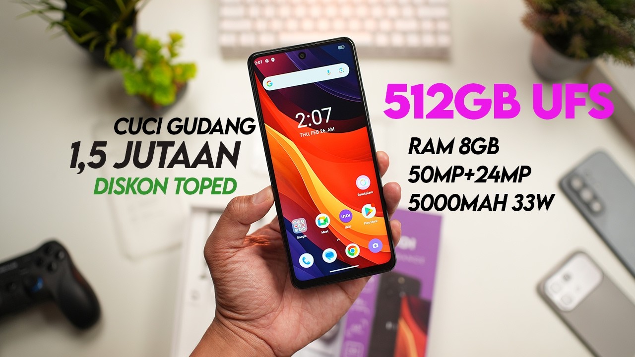 HP INI CUCI GUDANG DI 2026! - Unboxing INOI A75 ELEGANCE + Gaming Test + Kamera Test