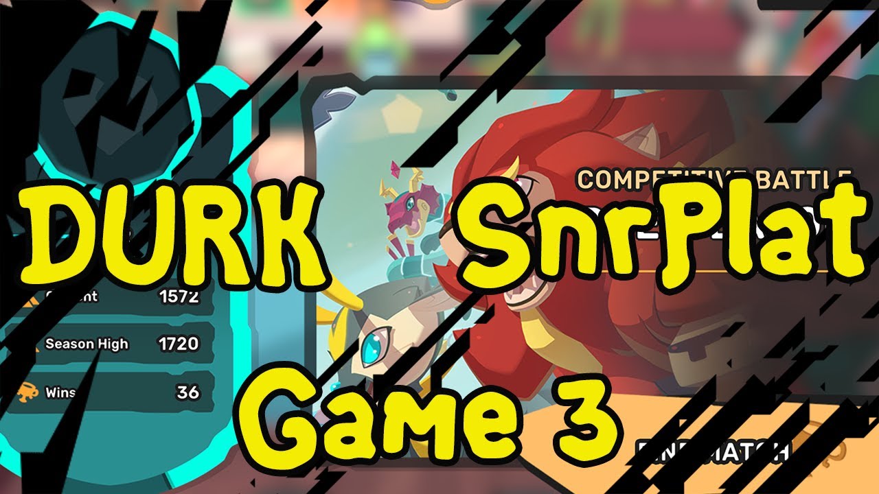 TemTem Official Tournament Durk Vs SnrPlat Game 3!