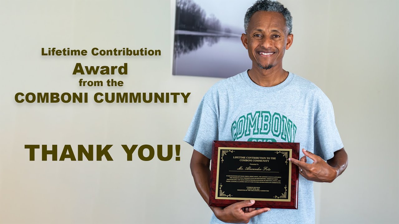 Lifetime Contribution Award by the Comboni Community