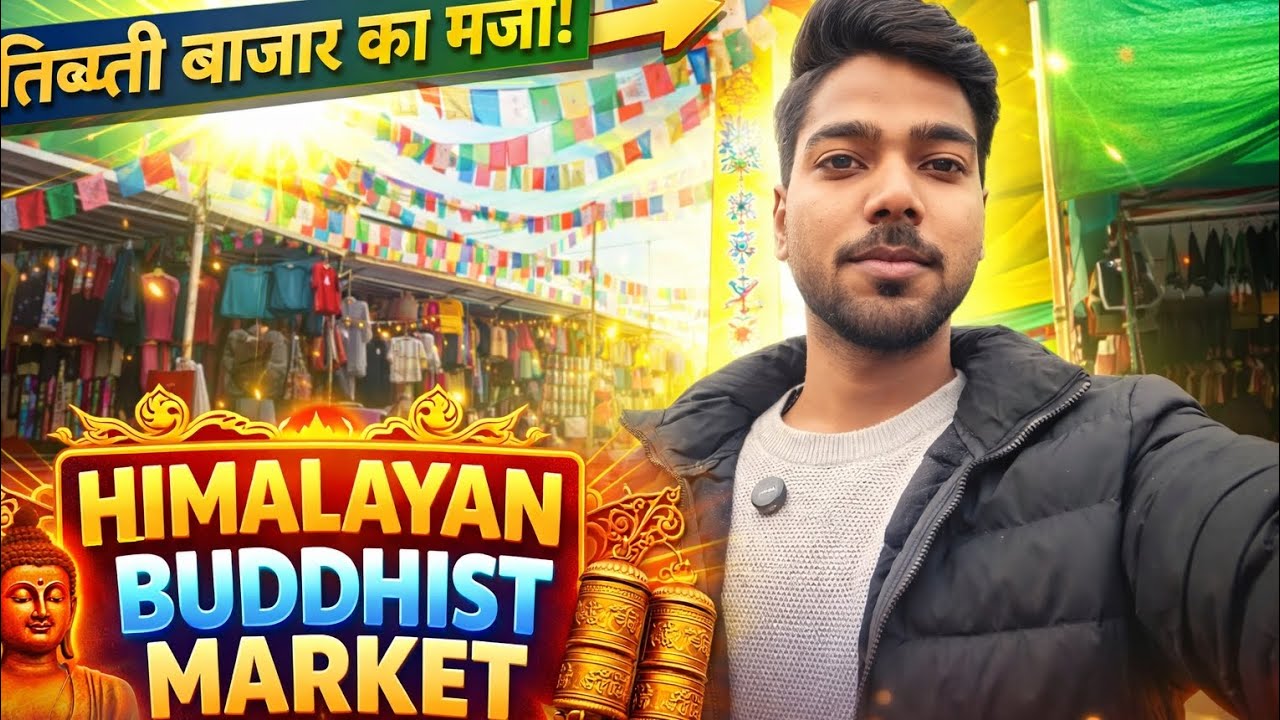 Himalayan Buddhist Market 😍 | Tibetan Market Shopping 🛍️ | Saste Jackets, Shoes & Winter Wear