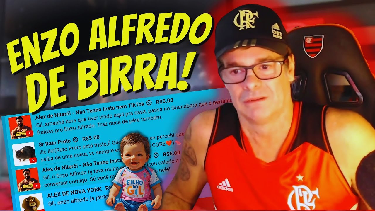 Gil Foge das Responsabilidades! O Drama de Enzo Alfredo e a Pensão Não Paga!