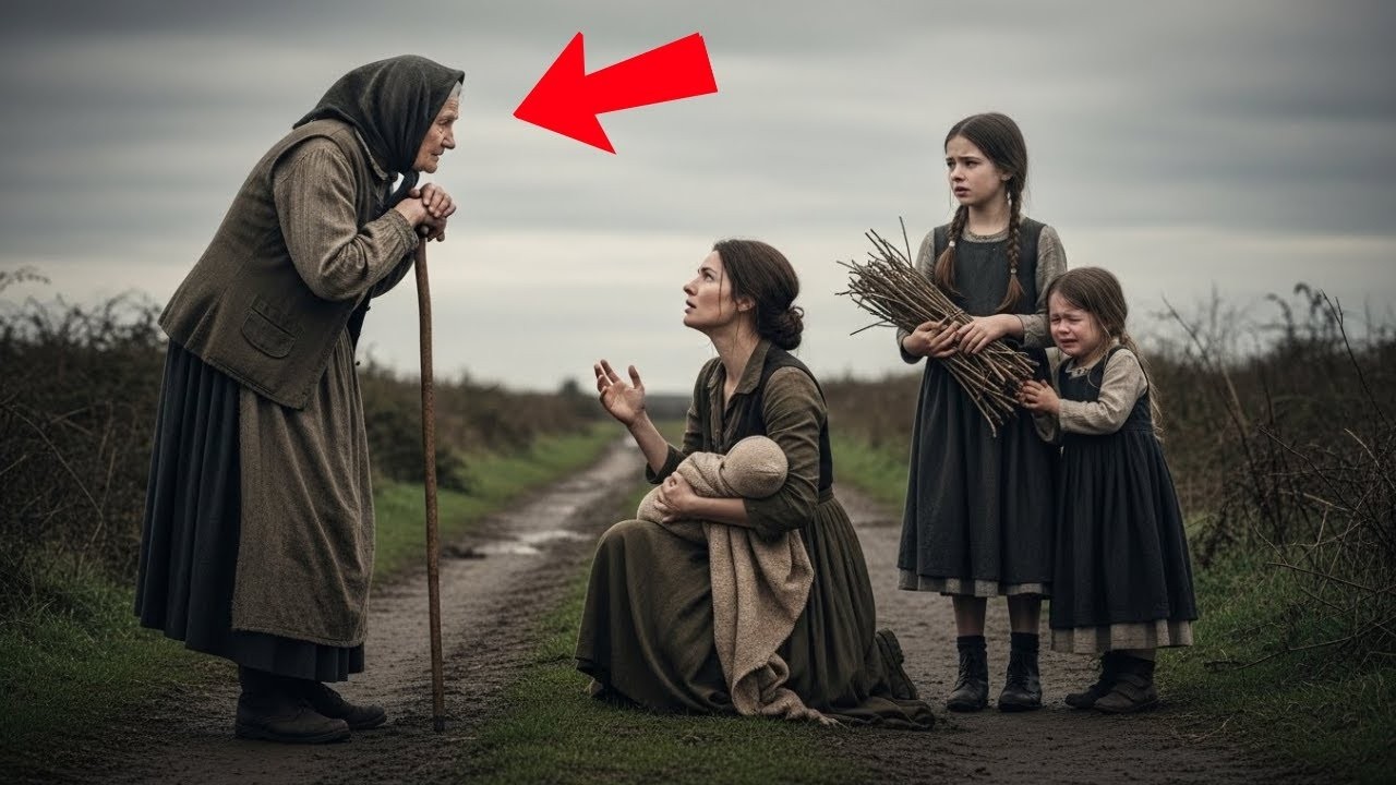 Madre Soltera No Tenía A Dónde Ir Con Sus Hijas, Pero Una Pobre Anciana Solitaria Les Dio Un Hogar