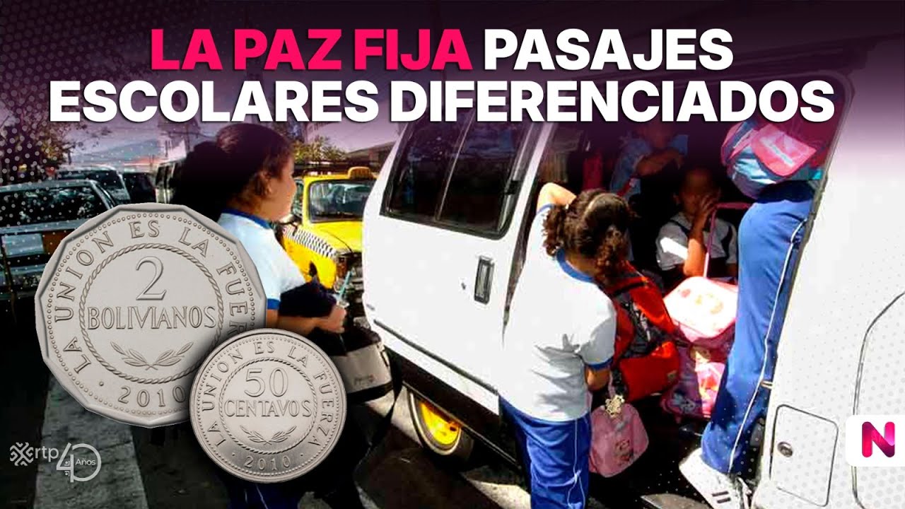 La Paz fija pasajes escolares diferenciados | Noticiero Popular | 30-01-2026