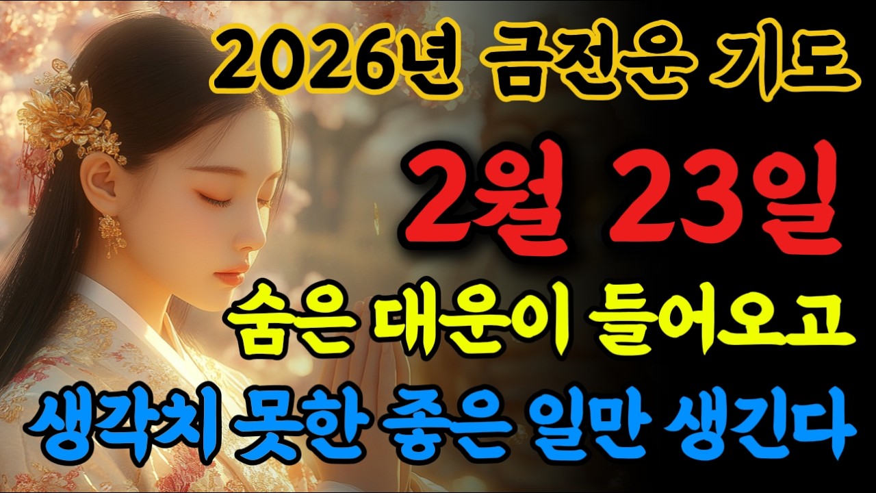 📢연휴가 끝나자 숨었던 대운이 들어와 생각치 못한 좋은 일이 생깁니다!!🙏 #불교음악 #로또당첨 #소원성취 #금전운