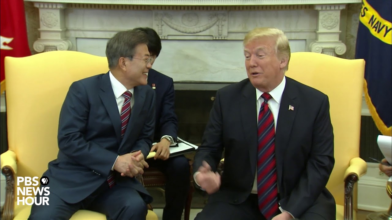 WATCH: President Trump meets with South Korean president at White House