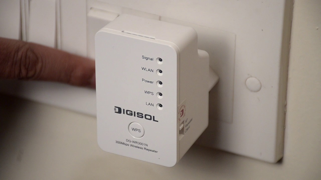 DG-WR3001N Wireless Repeater / WiFi Range Extender Set Up Guide