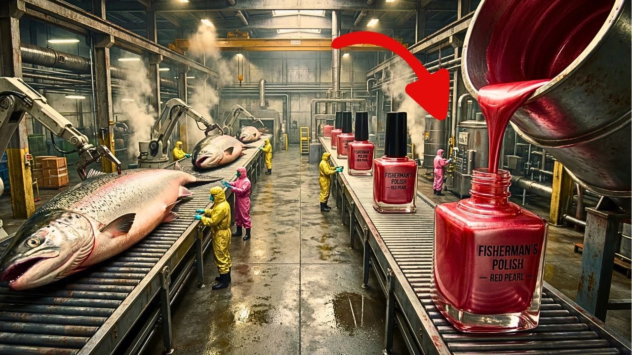 Así se fabrica el esmalte de uñas desde escamas de pescado - ¿Cuánto gana la fabrica?
