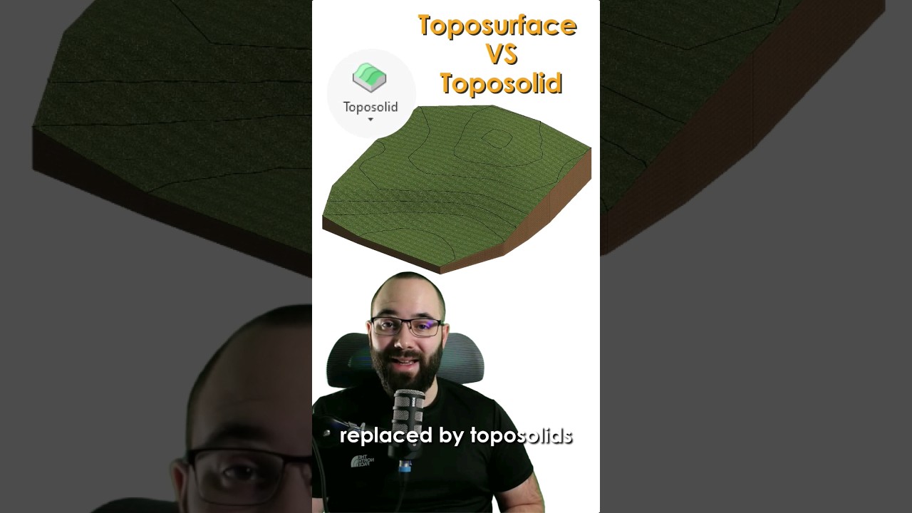 Toposurface VS Toposolid in #revit