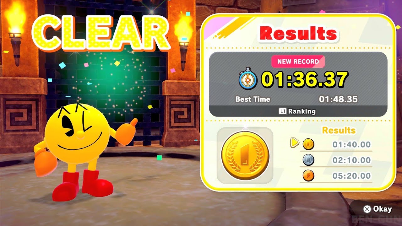 Pac-Man World 2 Re-PAC World 4: Volcano - All Time Trials (GOLD Rank)
