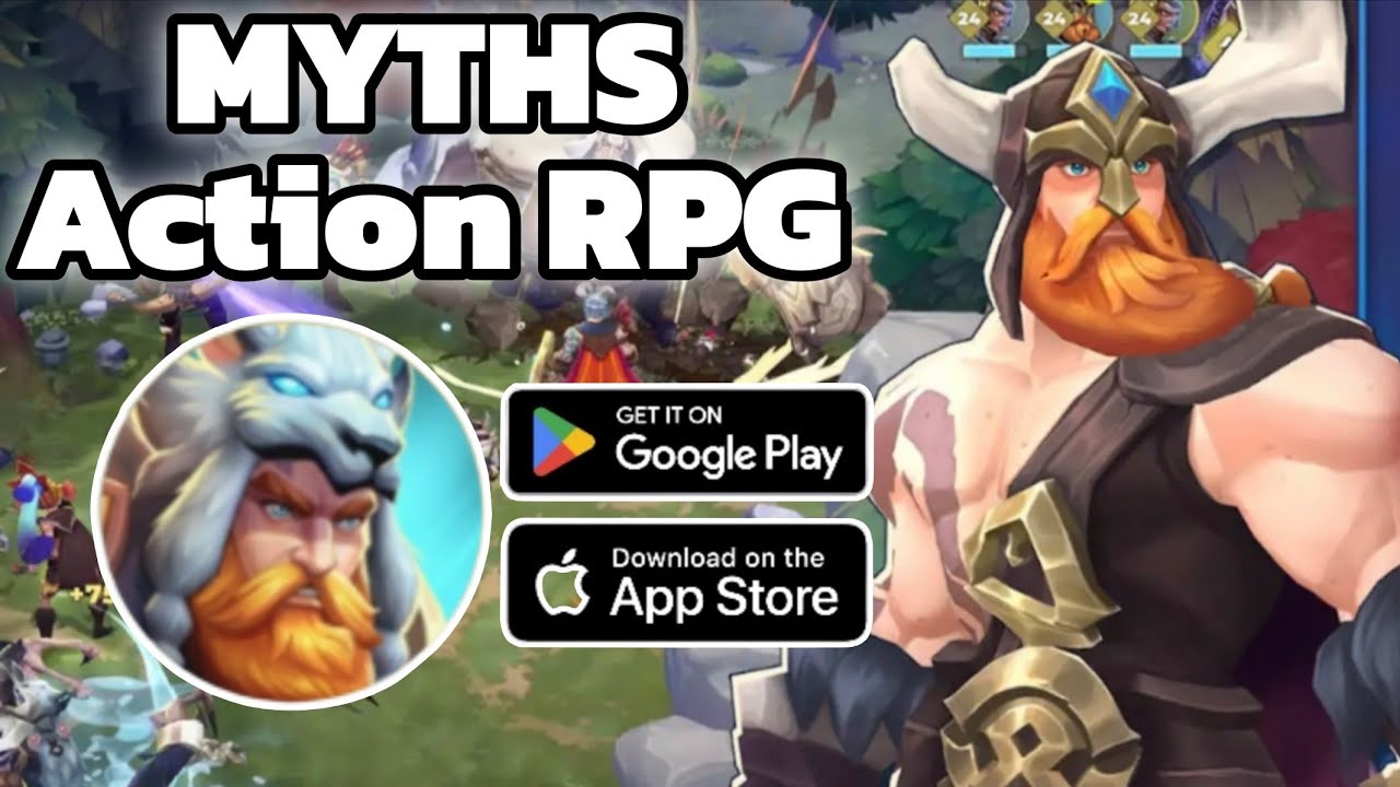 Myths - Action RPG Gameplay Android IOS - Official Launch.
