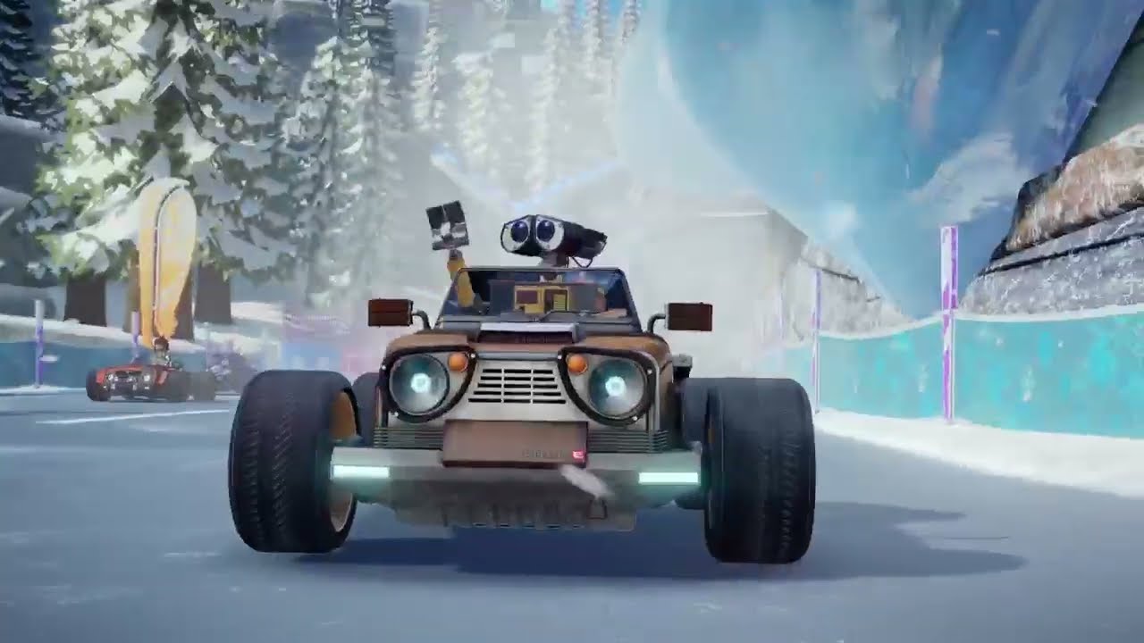 Disney SpeedStorm Season 5 Celebration Party  | Wall-E cleaning Arendelle Cup