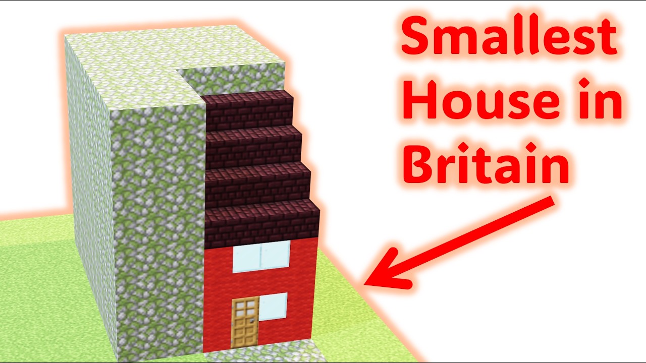 The fastest tiny home minecraft build | Smallest House in Britain